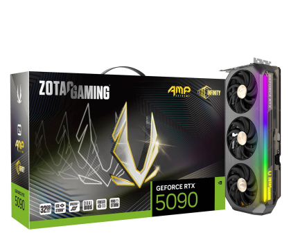 Karta graficzna ZOTAC GeForce RTX 5090 AMP Extreme Infinity 32GB GDDR7 DLSS4 ZT-B50900B-10P